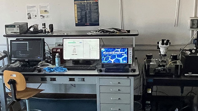View of the Electron Transport laboratory available at INRiM. |  ph. INRiM 